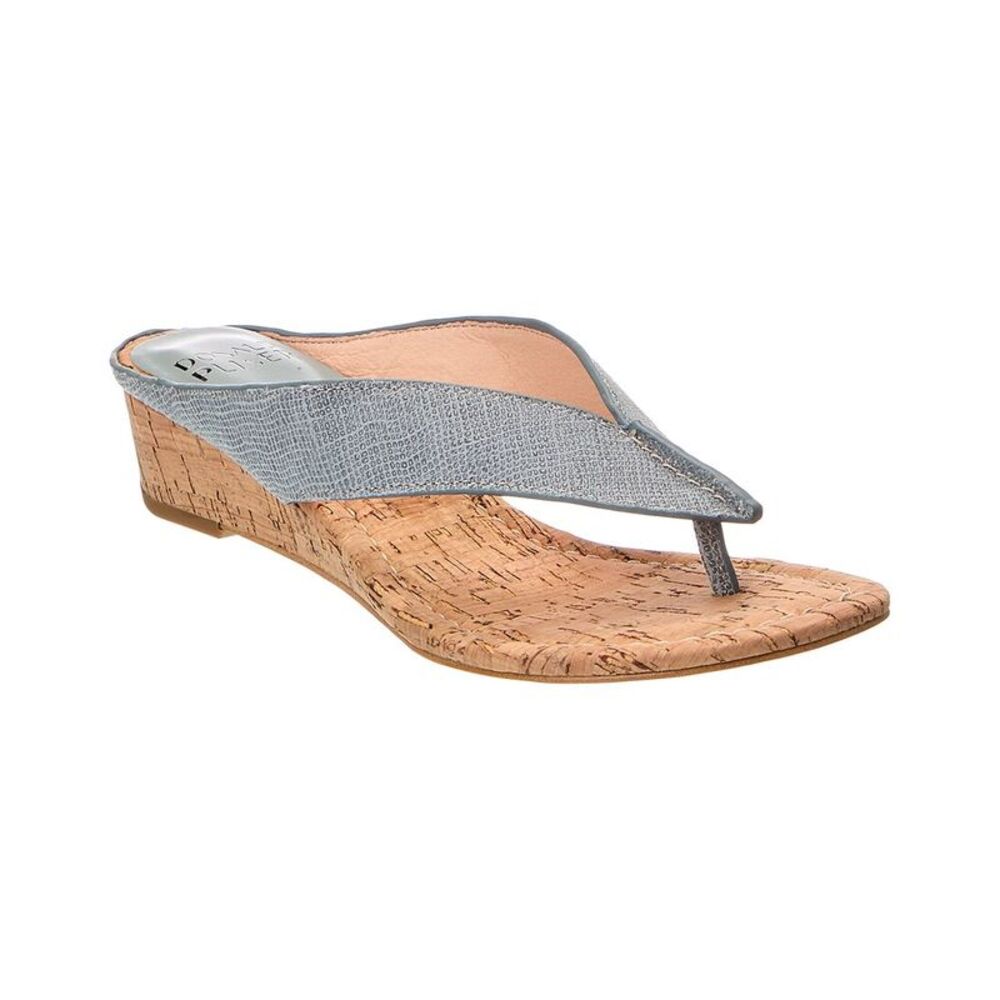 Donald Pliner Vylette Leather Sandal, Gray